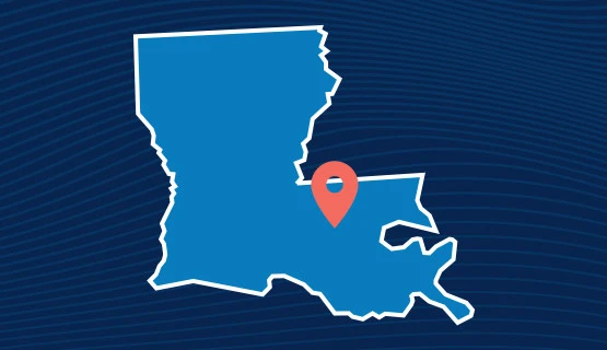 Baton Rouge, Louisiana map