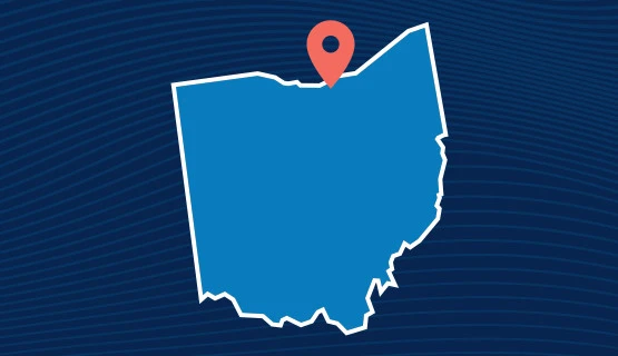 Cleveland, Ohio map