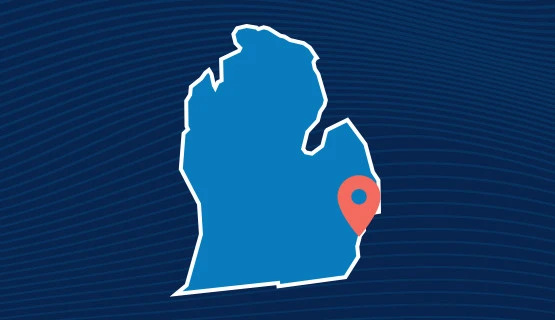 Detroit, Michigan (Motive) map