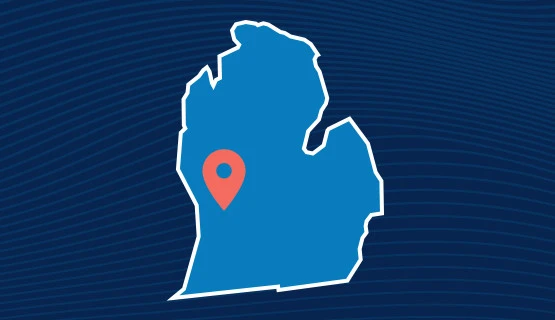 Grand Rapids, Michigan map