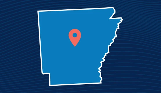Little Rock, Arkansas map