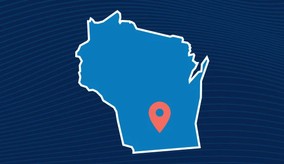 Madison, Wisconsin map