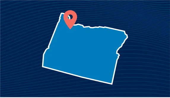 Portland, Oregon map