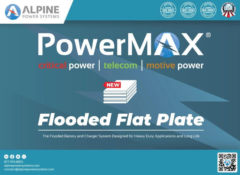 PowerMAX Flooded Flat Plate Batteries