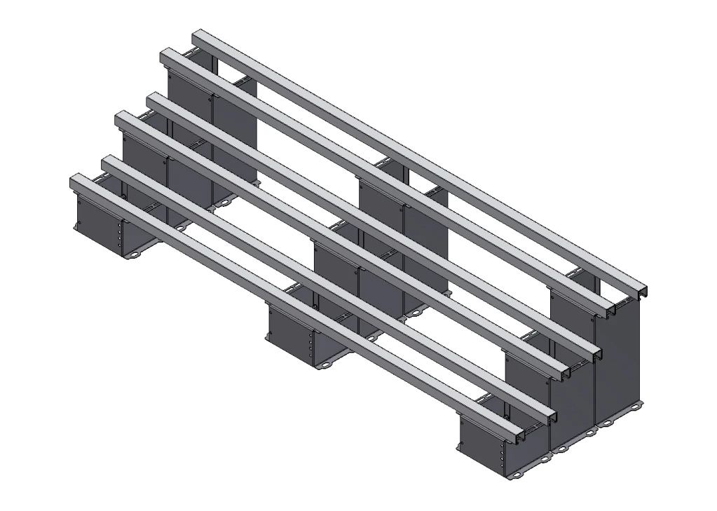 EnviroGuard Non-Seismic Modular Step Battery Racks