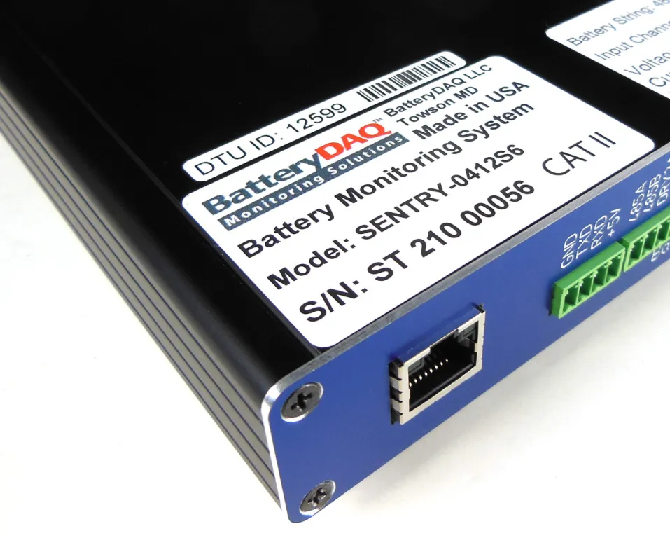 BatteryDAQ Sentry-S6 Battery Monitoring