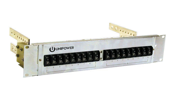 UNIPOWER DPB2U Series 2U DC Breaker Panels
