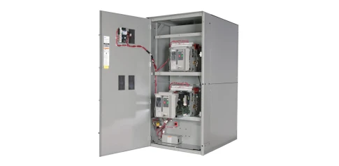 automatic transfer switch open door